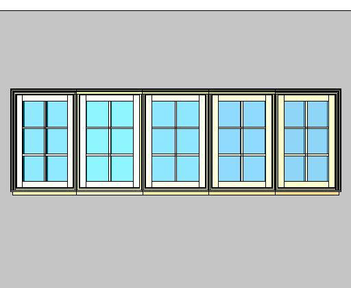 Kolbe Ultra Series Casement 5-Wide W Series Bow Units