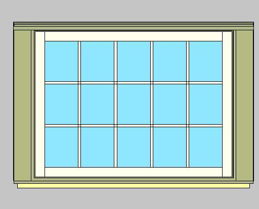 Kolbe Ultra Series Casement 3-Wide 90 Degree Bay Units