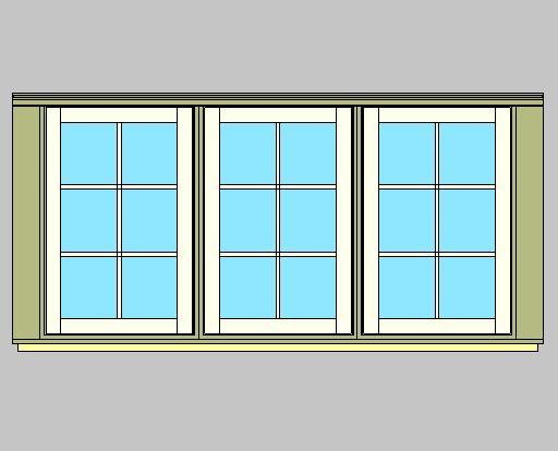 Kolbe Ultra Series Casement 5-Wide 90 Degree Bay Units