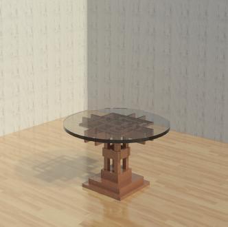 Parametric Glass Table