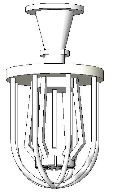 fire sprinkler with cage