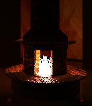 Circular Stone Fire Place