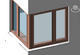 Corner Window from two simple