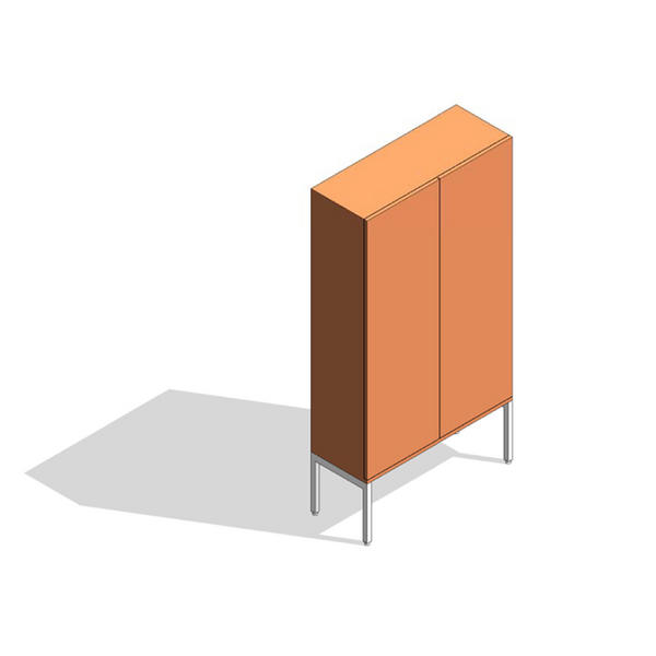 COALESSE_Denizen - Wardrobe Storage Tower, 2 Door
