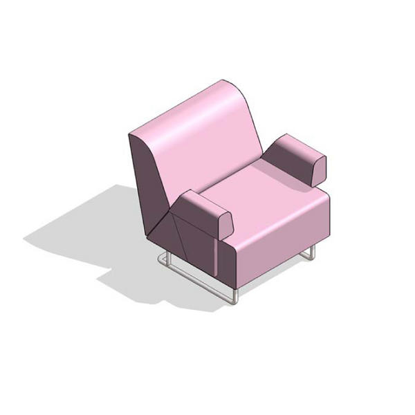 COALESSE_Metro_BIX - Sled Lounge w/Arms