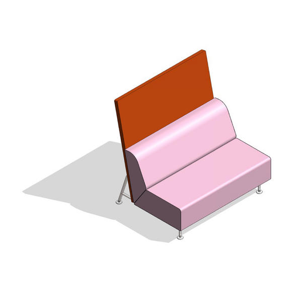 COALESSE_Metro_BIX - Sectional (Straight w/Back Screen)