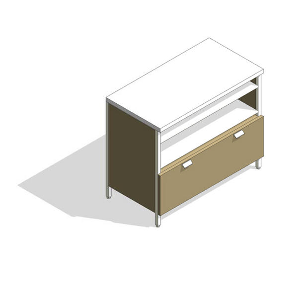 COALESSE_Metro_TOPO - Storage, Credenza (38")