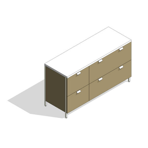 COALESSE_Metro_TOPO - Storage, Credenza (56")