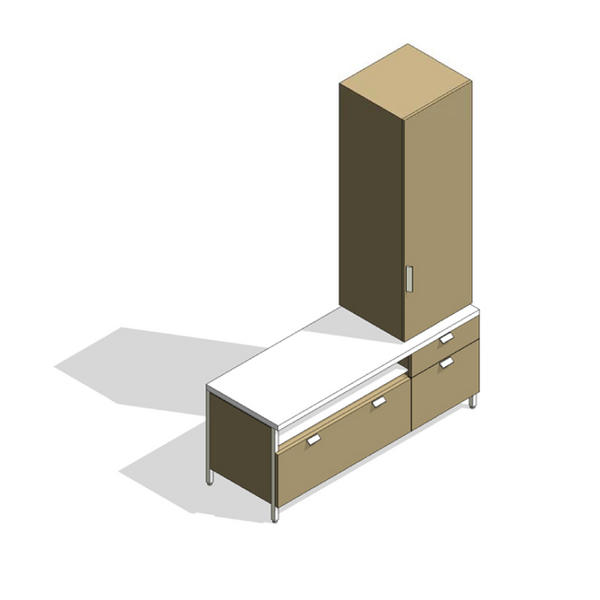 COALESSE_Metro_TOPO - Storage, Pedestal Tower (56")