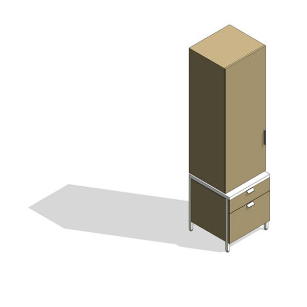 COALESSE_Metro_TOPO - Storage, Pedestal Tower (Box/File)