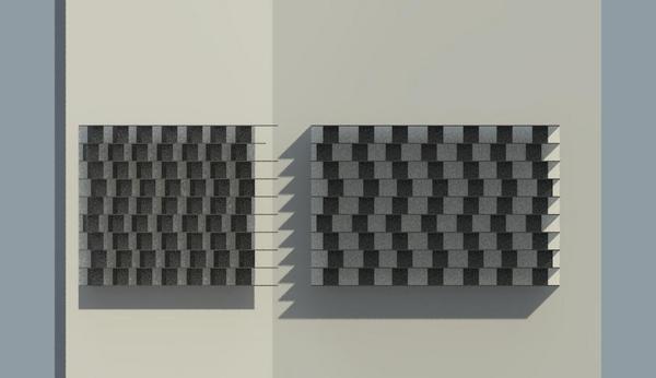 Optical Illusion Shelves