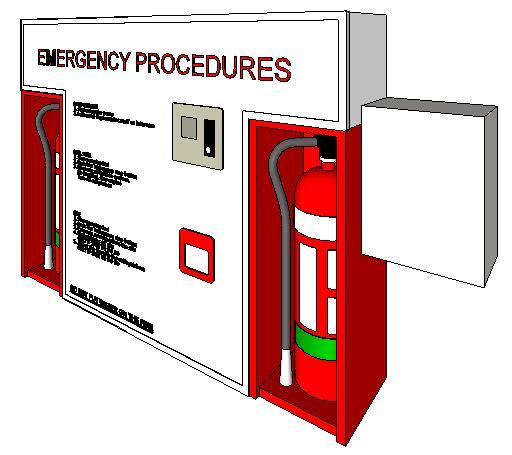 Fire Emergency Proceedure Board