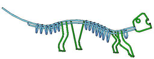 Museum Dino Sculpture