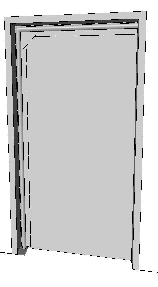 Swingflex Hygeine Single Door - Flexible PVC Panels