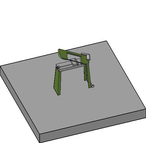 Metal cutting bandsaw