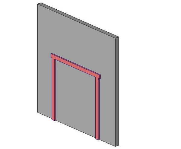 Wall Projection around Door
