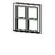 Double Hung Window - Double with Trim