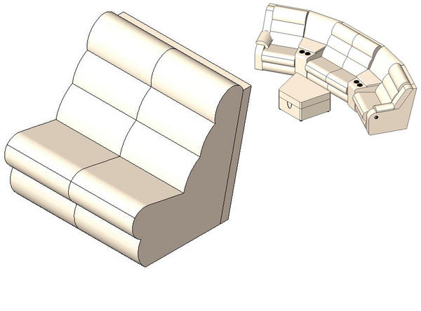 Love Seat_Coaster_Sectional sofa
