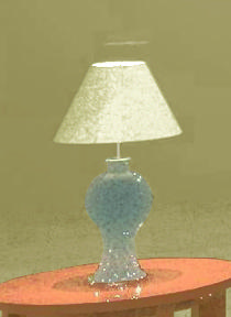 Ceramic table lamp
