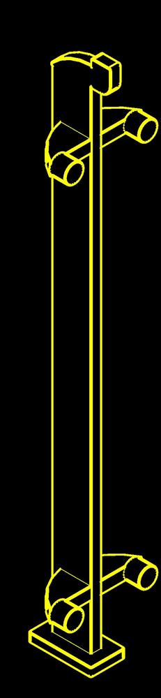 P P Artec - Chicago style baulster