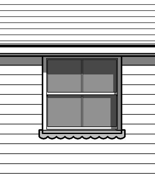 Oyster lead flashing