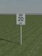 Speed Limit Sign 20