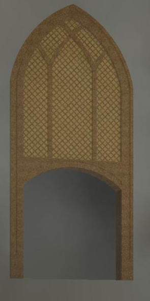 Baptistry Opening w/ Decrotive Wood Panel