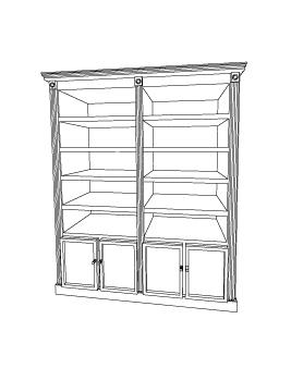 Bookshelf with Details