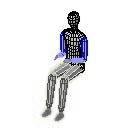 person sitting and typing