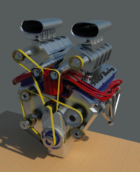 custom ford engine orig. . . . . .