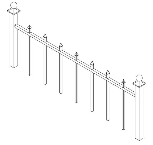 Victorian Iron Fence