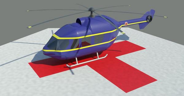 Life Flight Helicopter