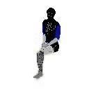 woman sitting with legs crossed