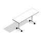 COALESSE_AKIRA - 20"W Rectangle Top w/T-Base and Casters (Adjustable Height)