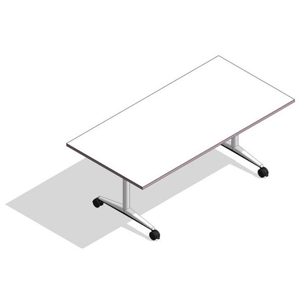 COALESSE_AKIRA - Rectangle Flip Top w/T-Base (Standard Height)