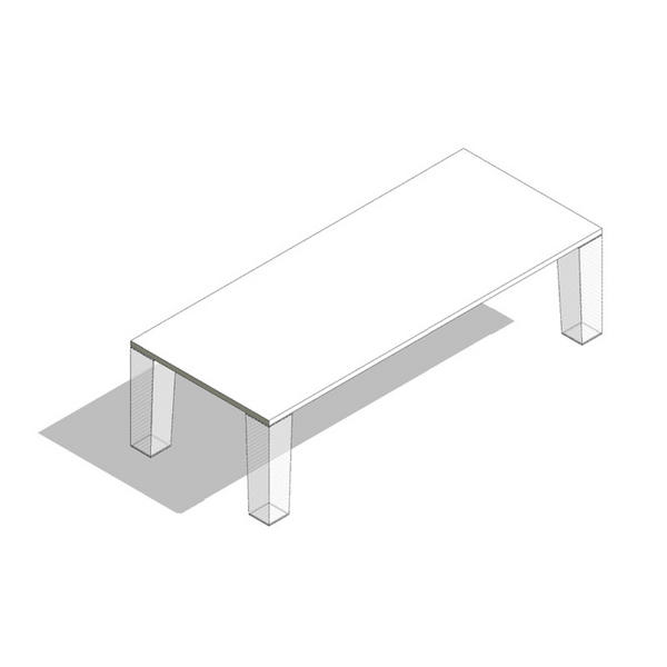 COALESSE_EMU - Ivy, Rectangular Top Table