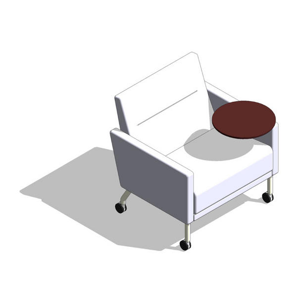 COALESSE_SIDEWALK - Mobile High-Back Chair w/Tab