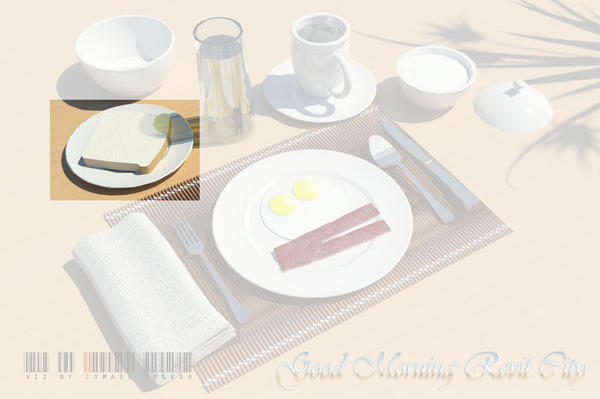 Plate with a Slice of Bread