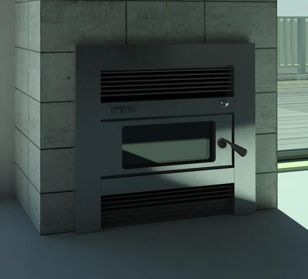 Metro LTD MEGA - Built In solid fuel burner - NZ