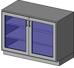 Glass Door Base Cabinet