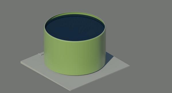 Water Tank with Water