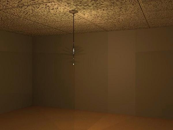 Spiral Glass Chandelier