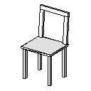 Armless Chair