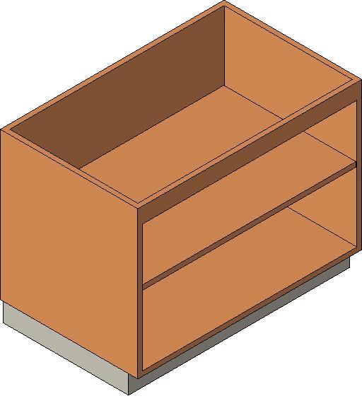 Steelcase Nurture - Folio - Storage Cabinet 28'' Base - Open with One Shelf