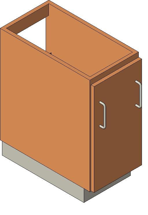 Steelcase Nurture - Storage Cabinet 28'' Base - Single Door and One Shelf