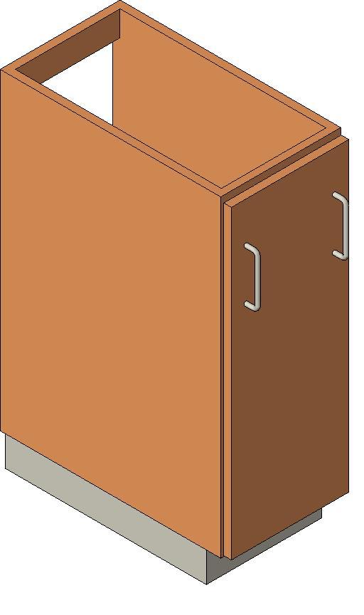 Steelcase Nurture - Storage Cabinet 36'' Base - Single Door and One Shelf