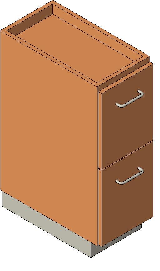 Steelcase Nurture - Folio - Storage Cabinet 36'' Base - Two Drawer