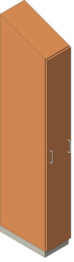 Steelcase Nurture - Folio - Storage Cabinet 92''H - Single Door and Five Shelf