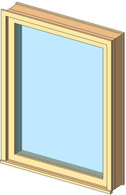 Marvin Casement Window with Trim